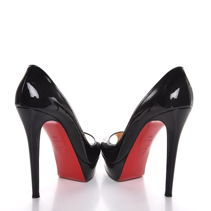 Christian Louboutin Patent Banane 140 Pumps 39.5 Black 6 of 16