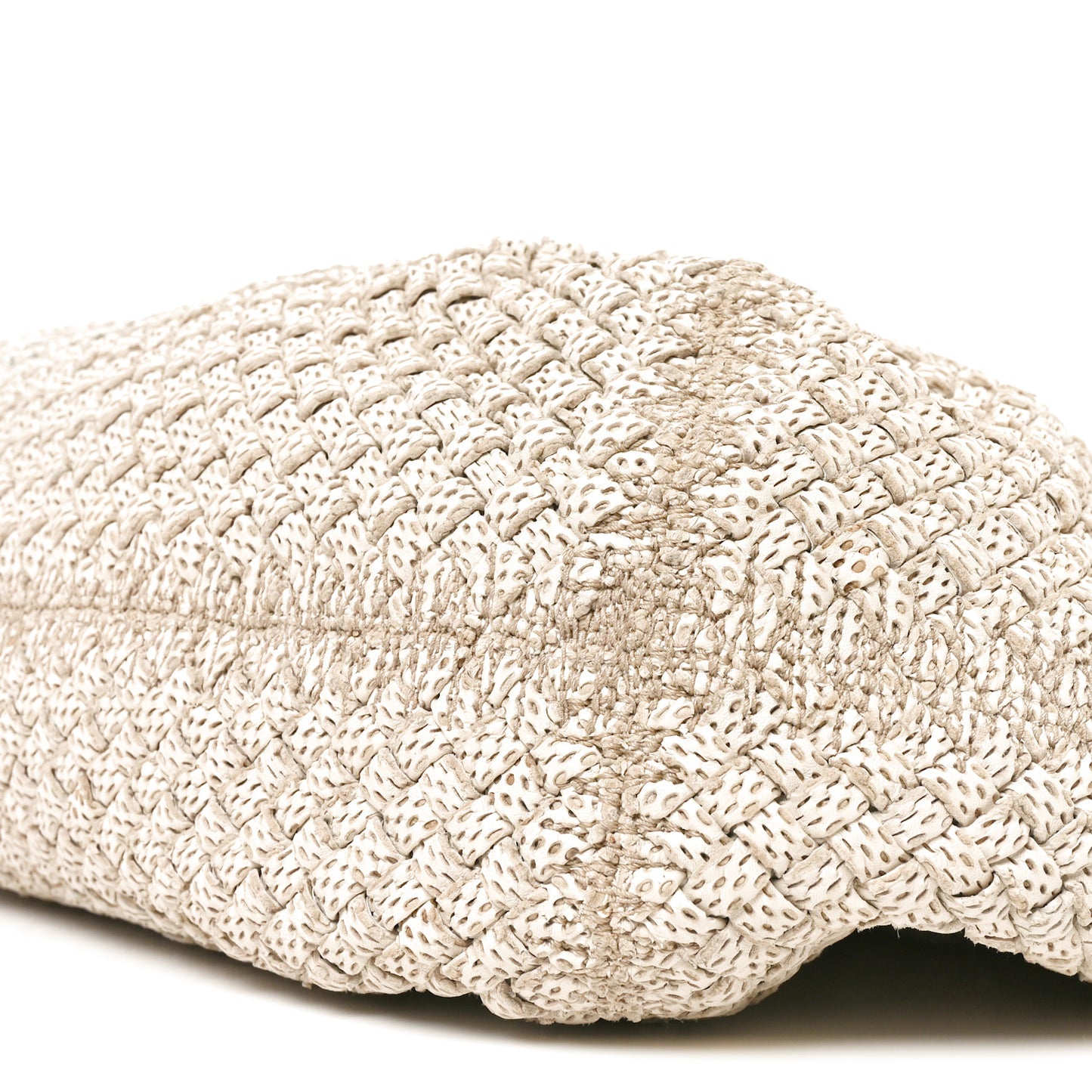 Perforated Intrecciato Tote Marmo