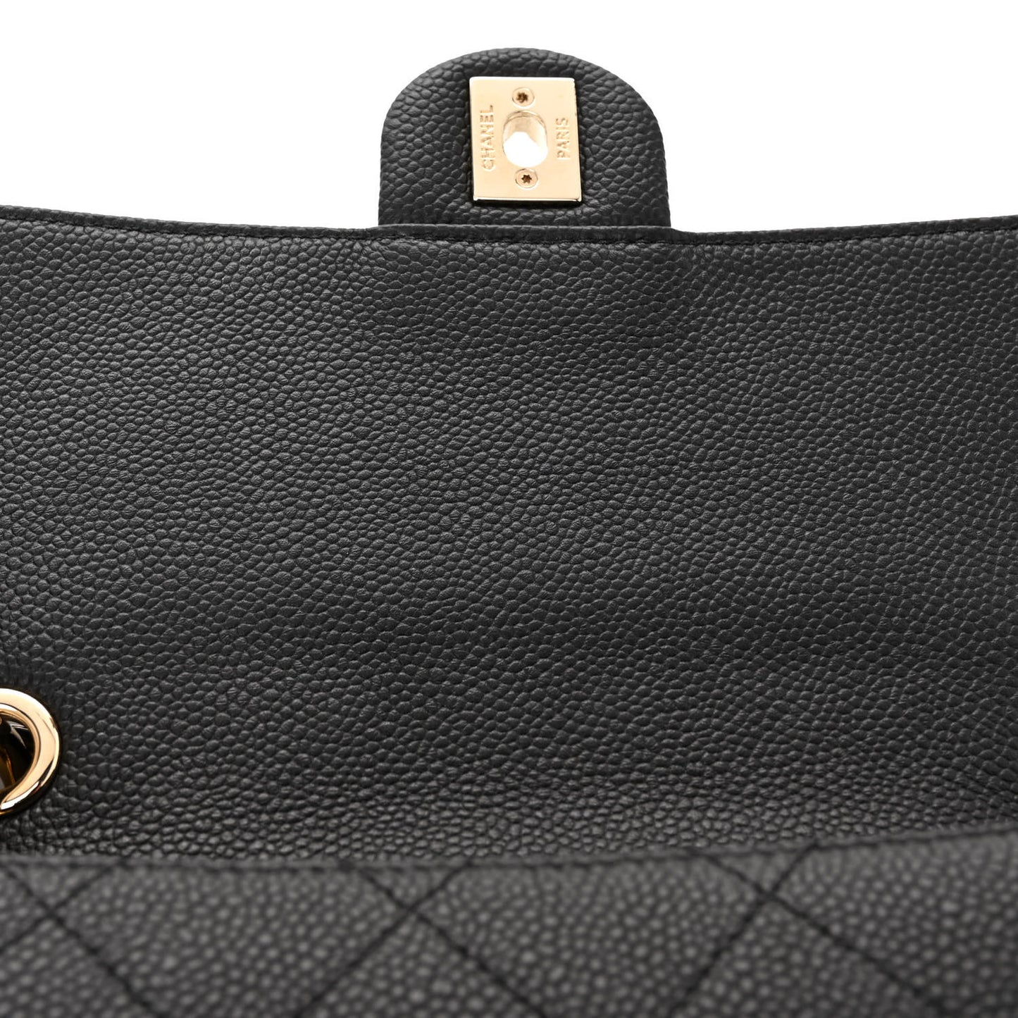 Caviar Quilted Small City Walk Flap Black