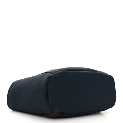 Hermes Canvas The Grooming Bag Bleu Navy Feu 3 of 10