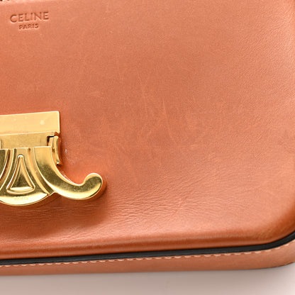 Celine Natural Calfskin Triomphe Shoulder Bag Tan 13 of 15