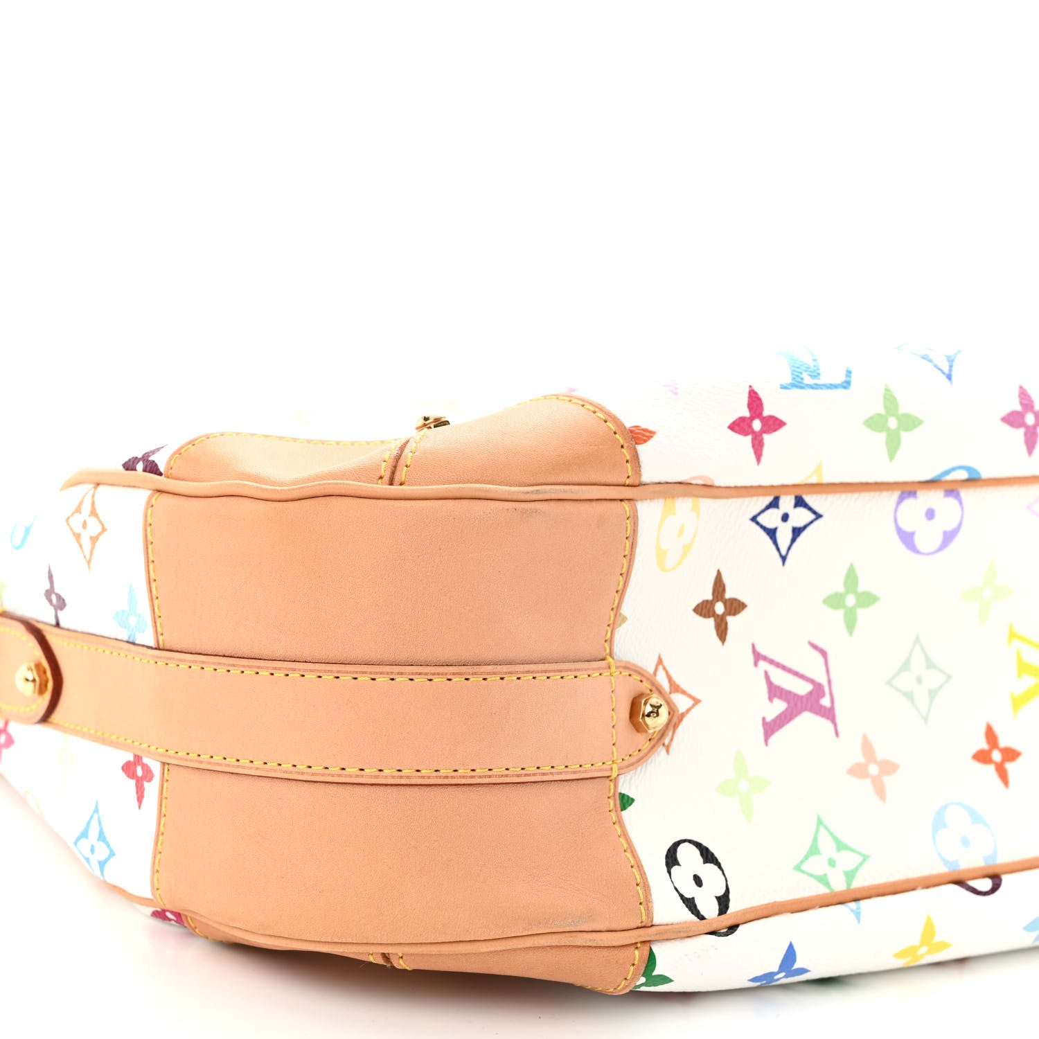 Louis Vuitton LOUIS VUITTON Monogram Multicolor Greta White 8 of 10