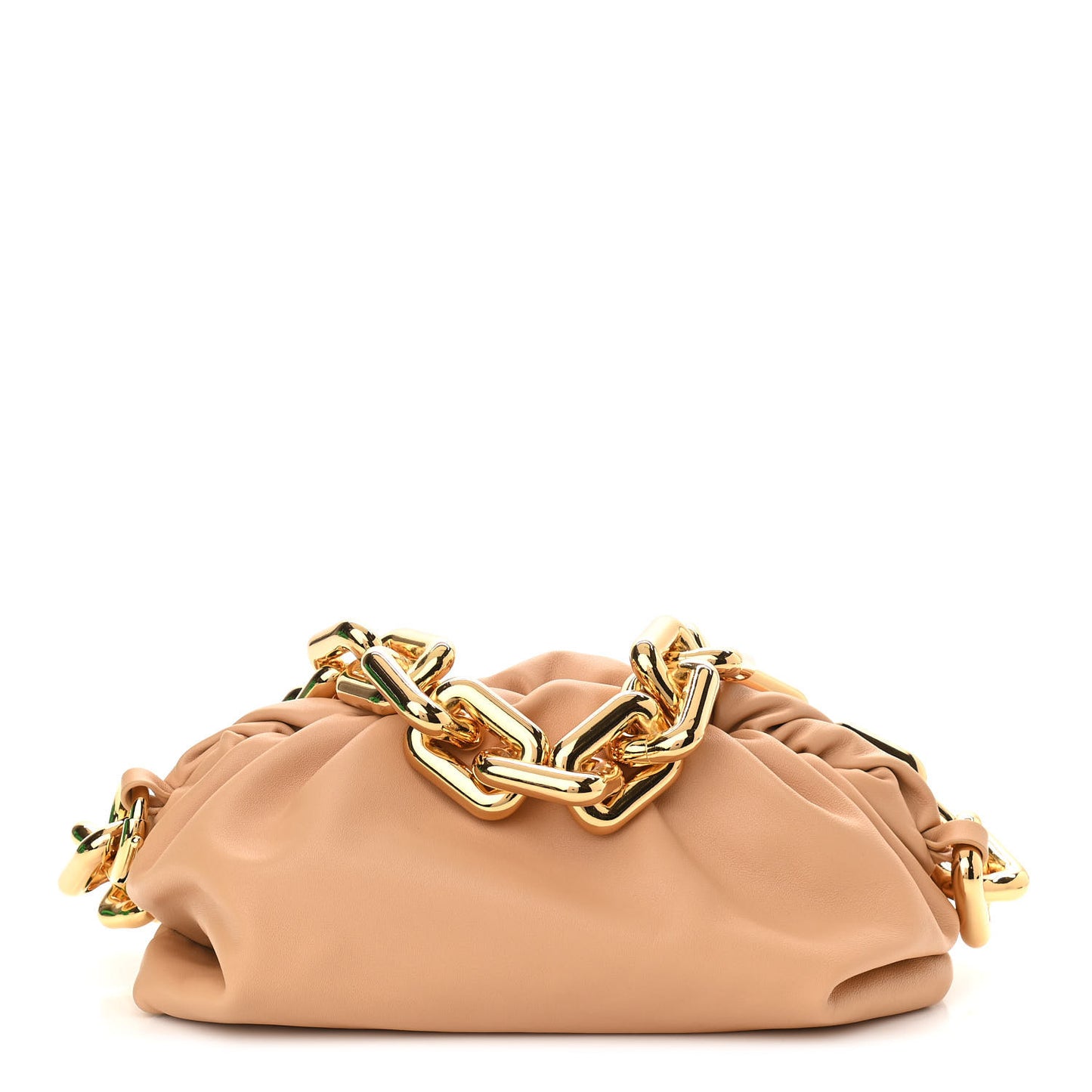Calfskin The Pouch Chain Almond