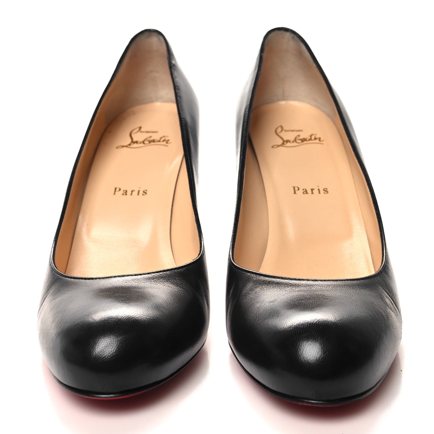 Shiny Nappa Simple 70 Pumps 40 Black