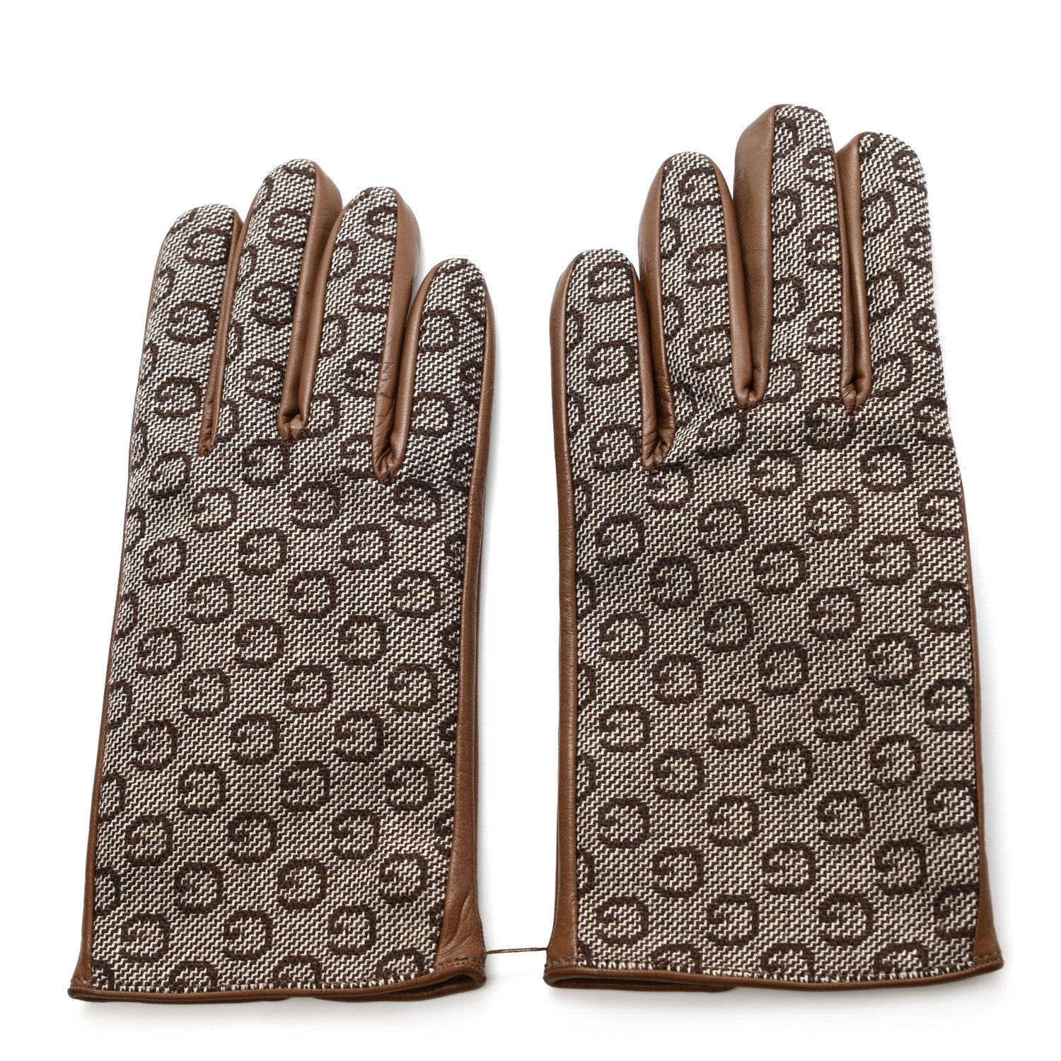 Gucci Monogram Calfskin Gloves 1 of 5