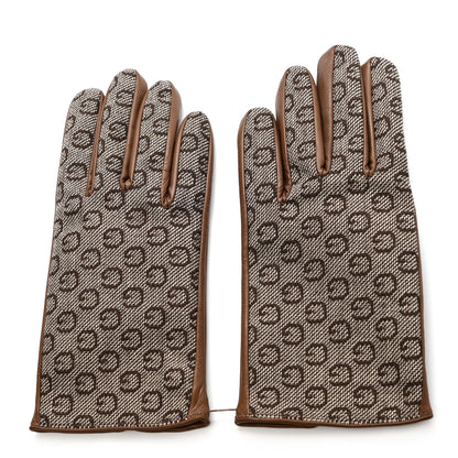 Gucci Monogram Calfskin Gloves 1 of 5