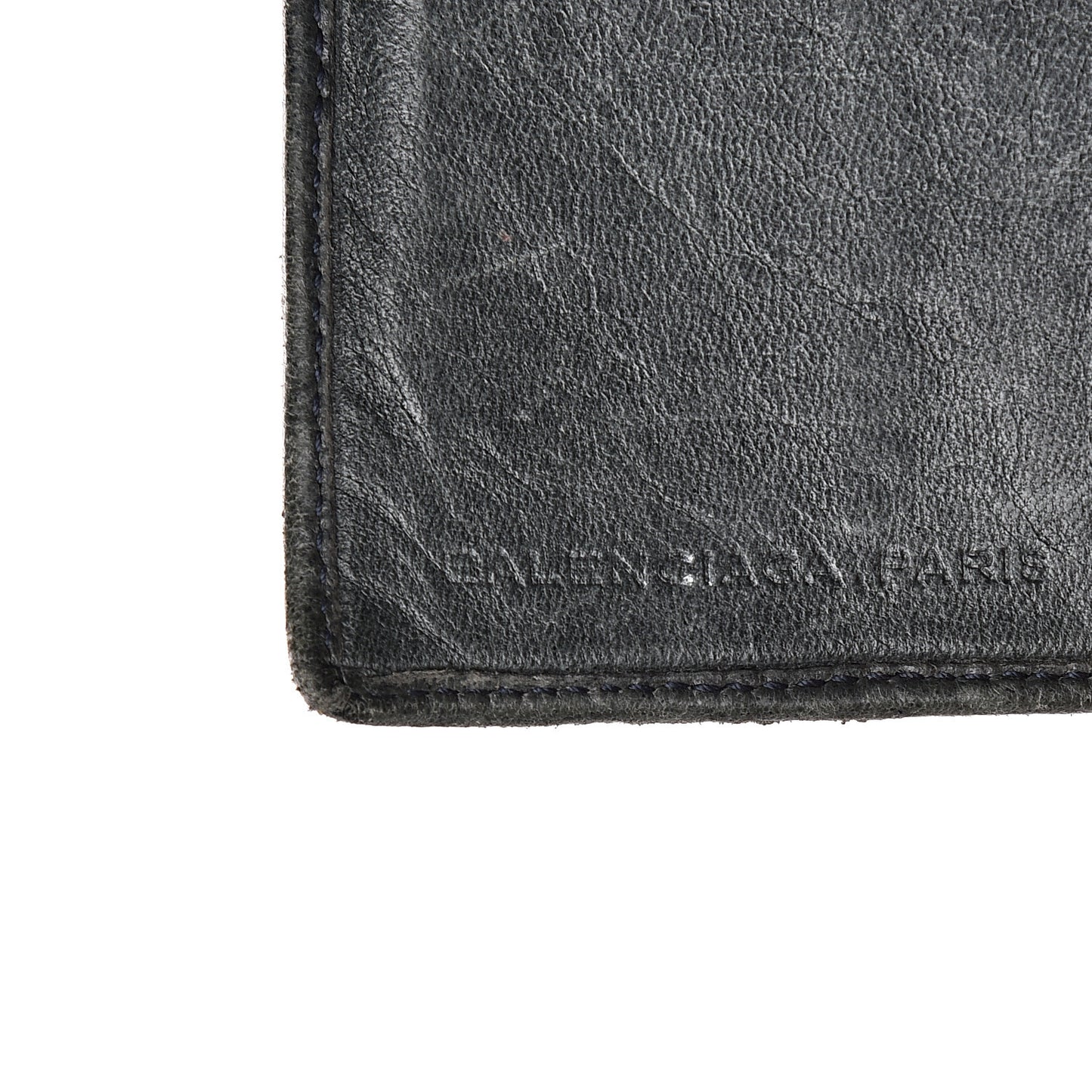 Agneau Classic Hardware Continental Wallet on Strap Anthracite