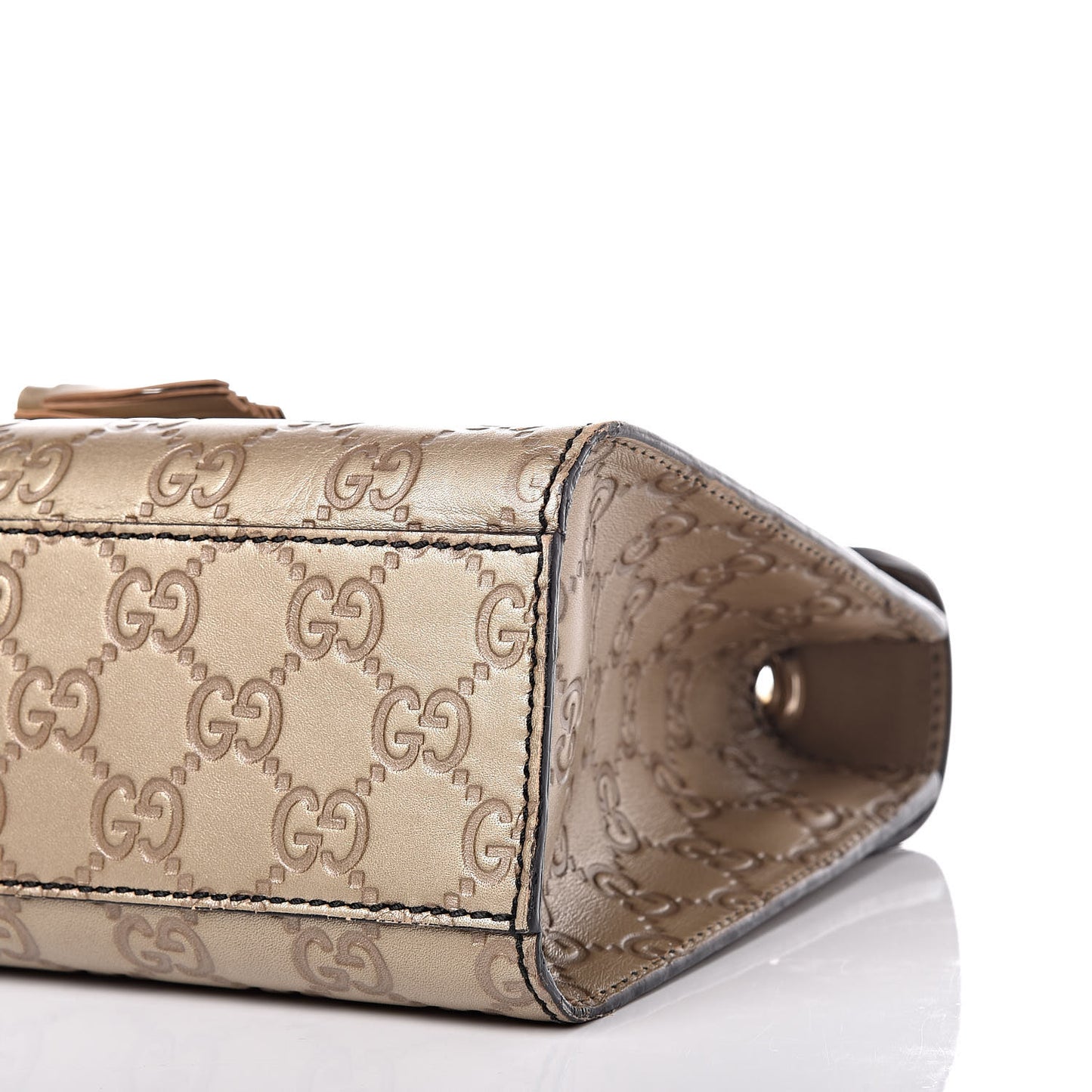 GG Shine Guccissima Medium Emily Chain Shoulder Bag Gold