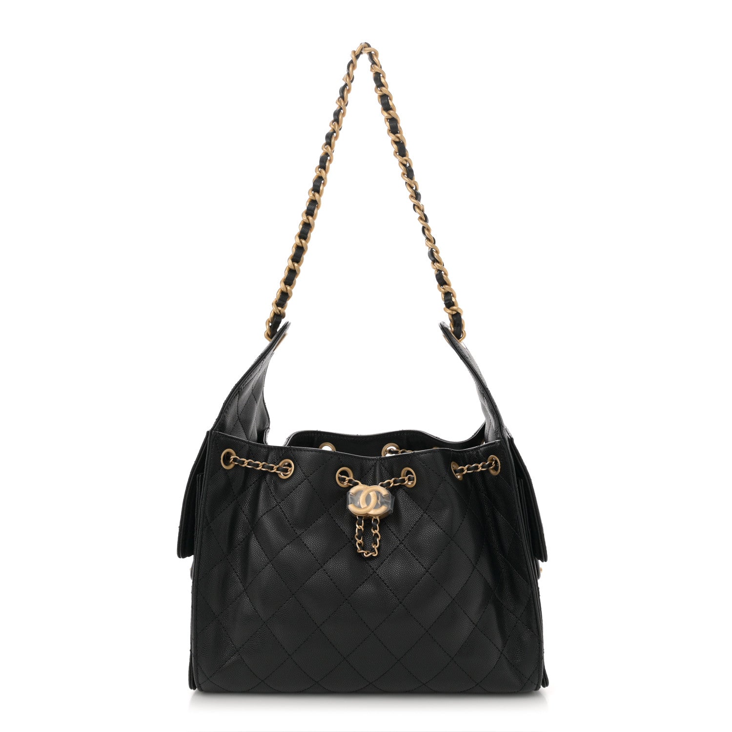 Chanel Caviar Quilted Small Chanel 25 Handbag Black 1 of 11
