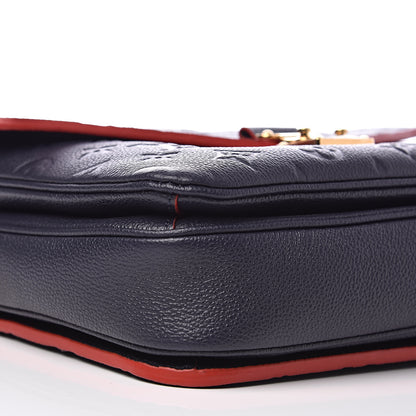 Louis Vuitton Empreinte Pochette Metis Marine Rouge 7 of 10