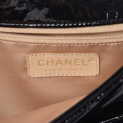 Chanel Vinyl Medium Rock and Chain Flap Black 6 of 9