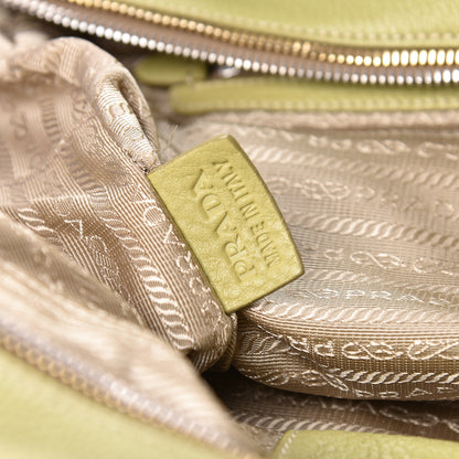 Prada Vitello Daino Satchel Cedro 7 of 15