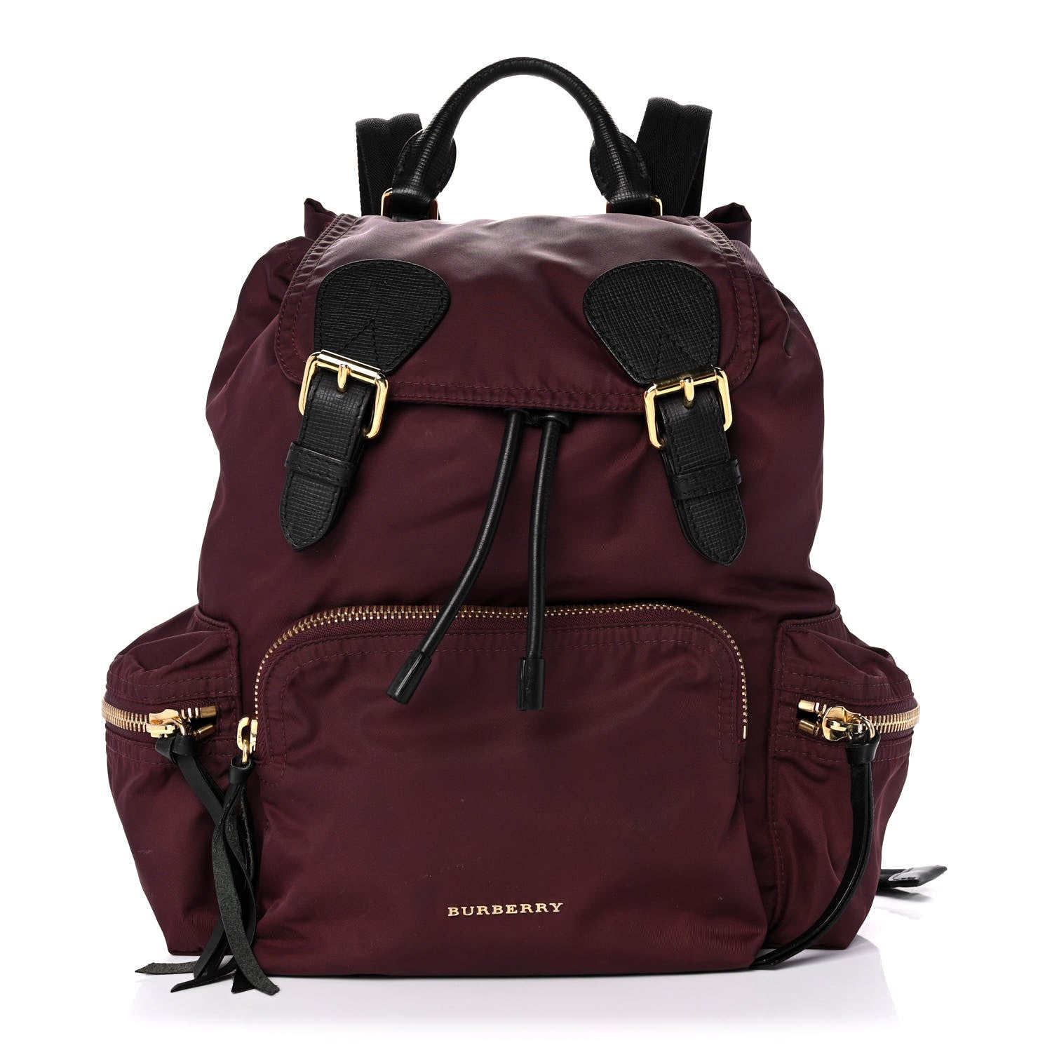 Burberry Nylon Medium Rucksack Backpack Burgundy Red 1 of 17