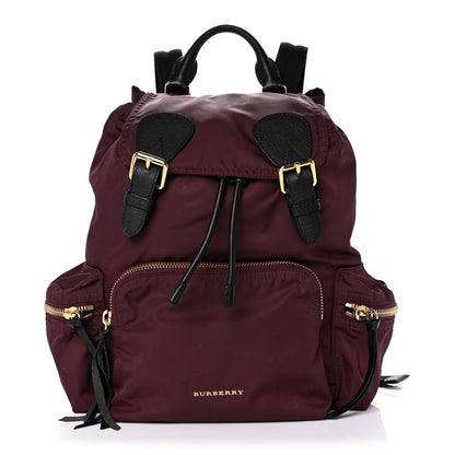 Burberry Nylon Medium Rucksack Backpack Burgundy Red 1 of 17