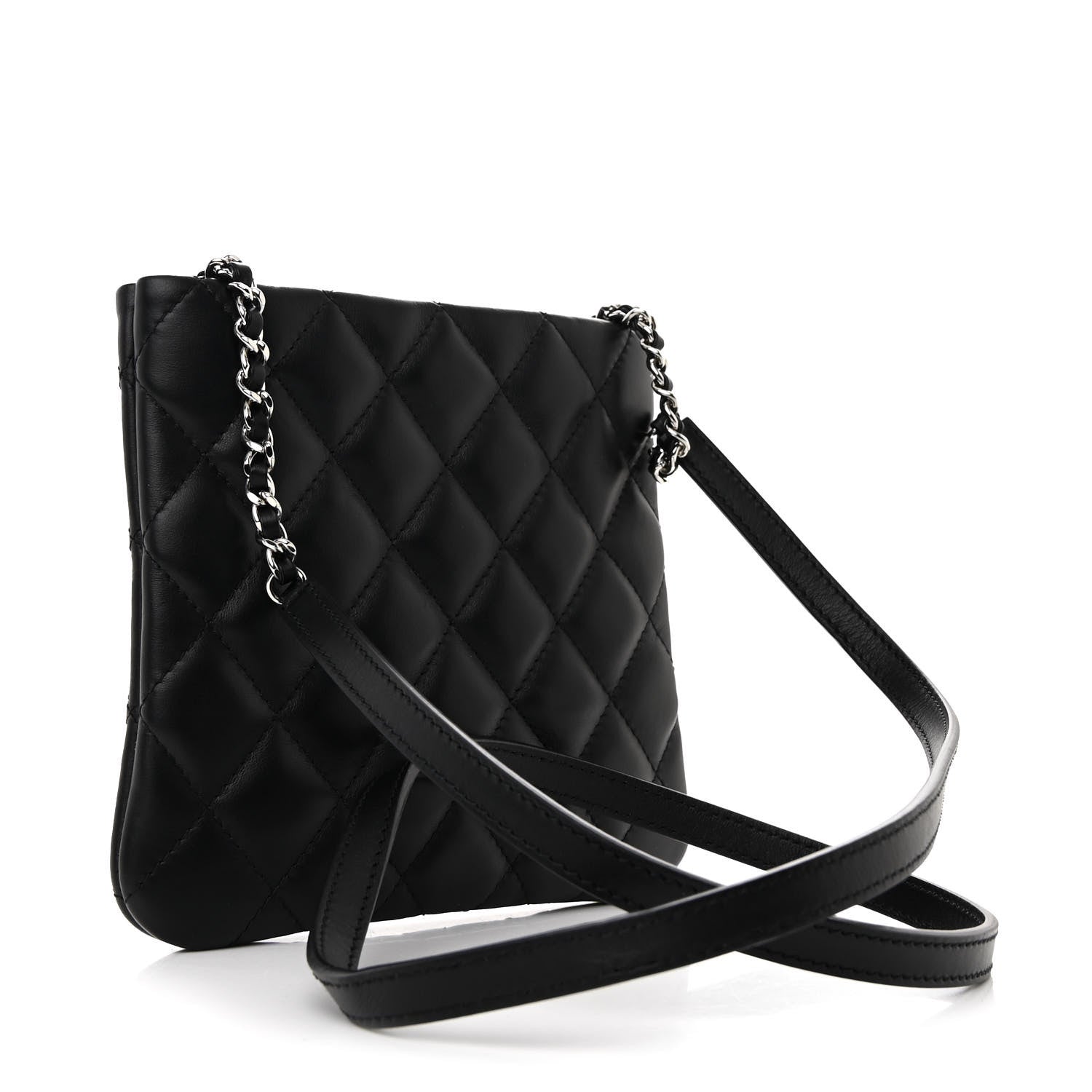 Chanel Lambskin Quilted Crossbody Bag Black 3 of 11