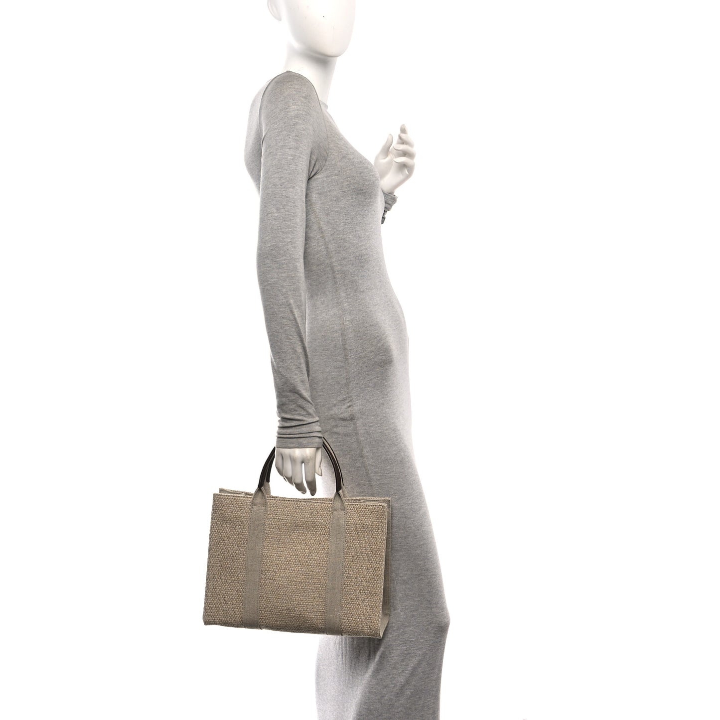 Linen Georgia Tote Bag Clay Shell