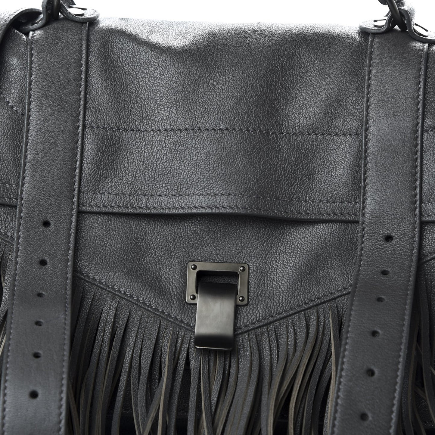 Lambskin Fringe Large PS1 Satchel London