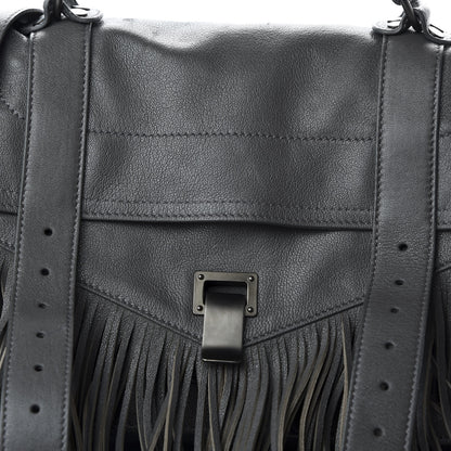 Proenza Schouler Lambskin Fringe Large PS1 Satchel London 10 of 10