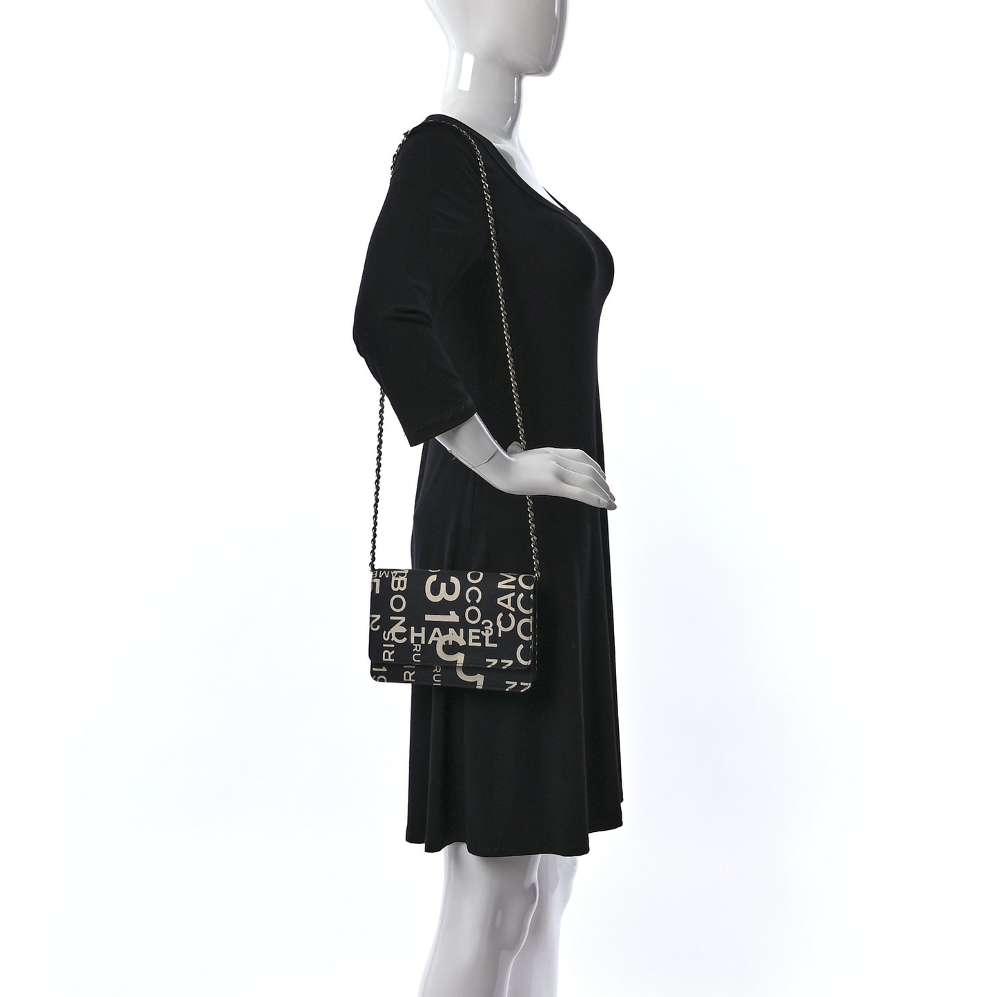 Denim Coco Wallet On Chain WOC Black