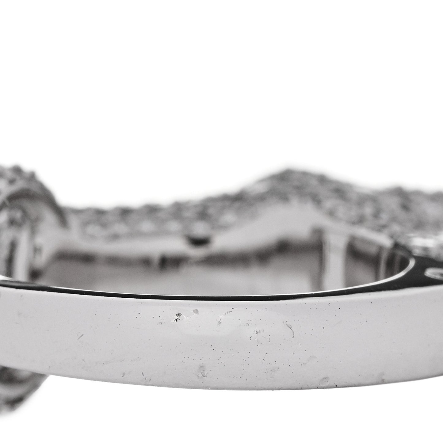 18K White Gold Diamond Galop Ring 52 6