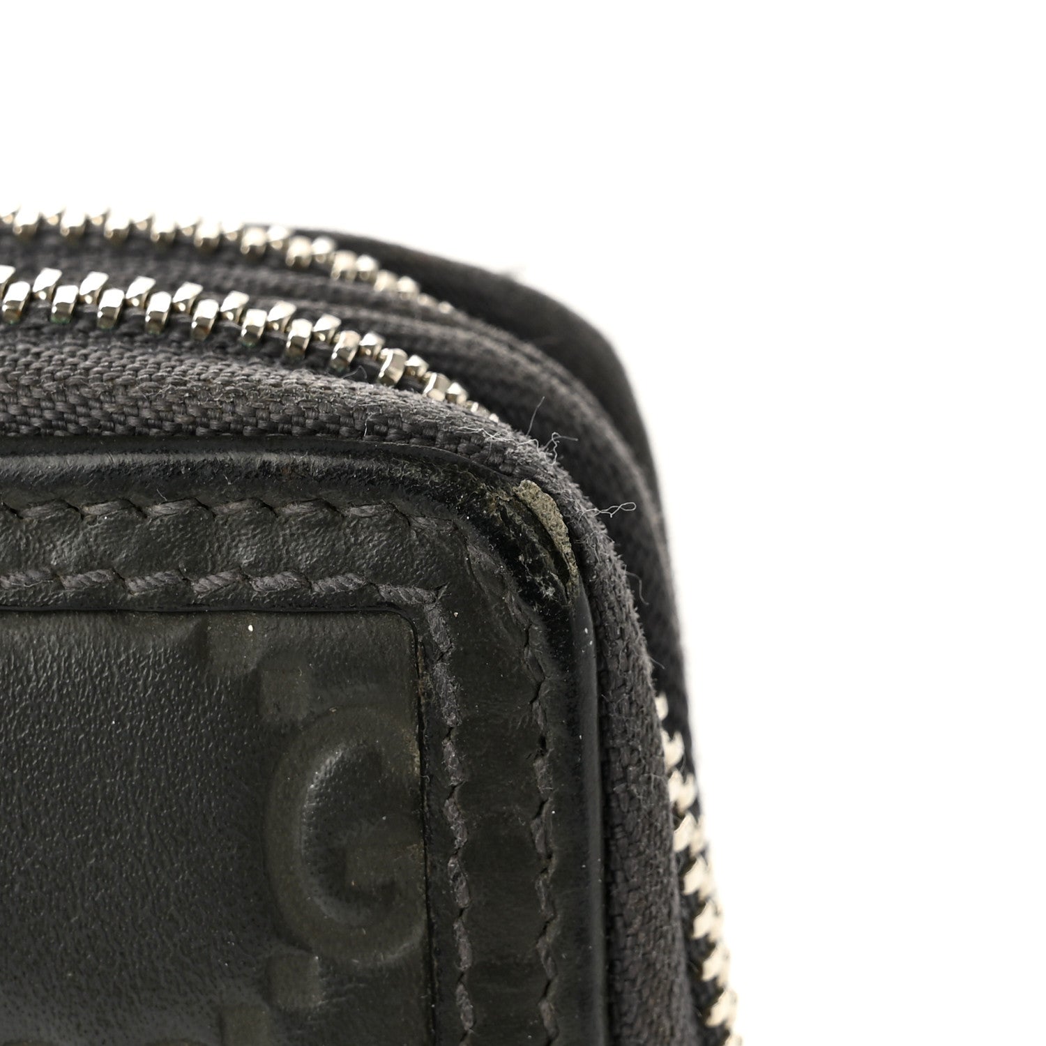 Gucci Guccissima Signature Travel Document Case Grey 9 of 10