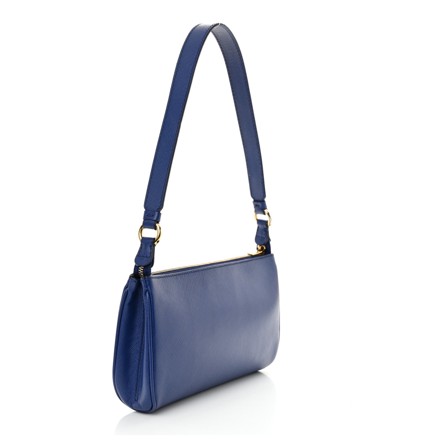 Calfskin Shoulder Bag Blue