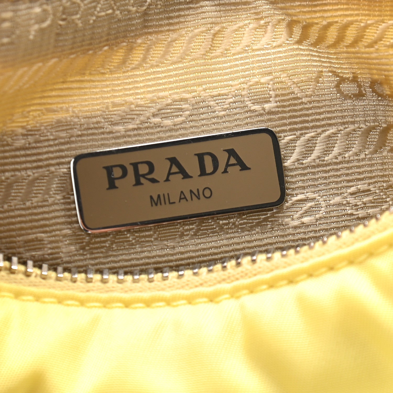 Prada Nylon Saffiano Re-Edition 2005 Shoulder Bag Ananas 6 of 10