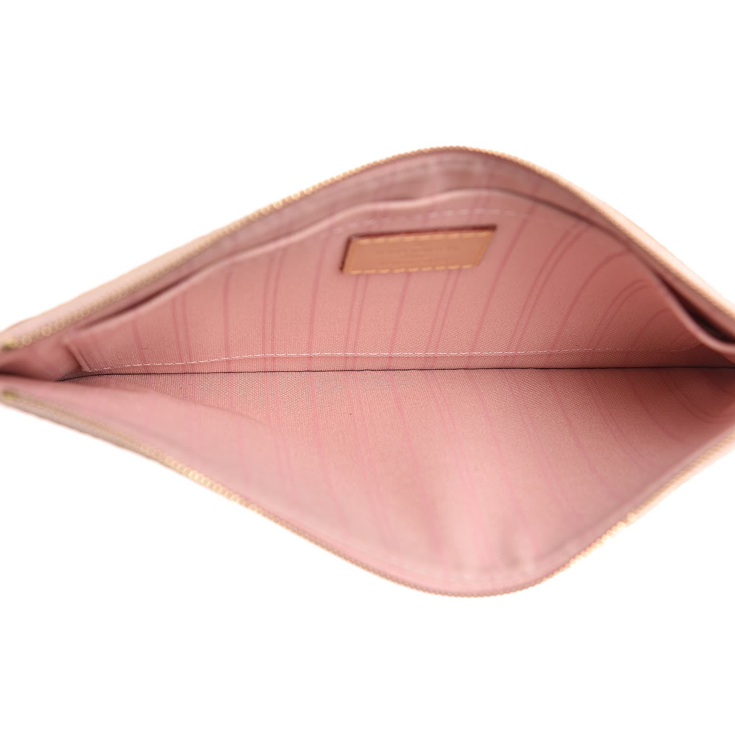 Louis Vuitton Damier Azur Neverfull MM GM Pochette Rose Ballerine 5 of 7