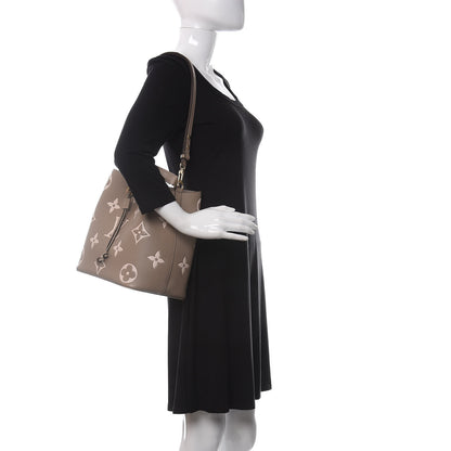 Louis Vuitton Empreinte Monogram Giant Neonoe MM Tourterelle Creme 2 of 11