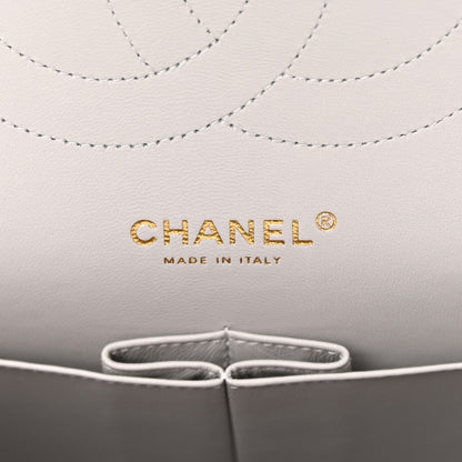 Chanel Caviar Quilted Jumbo Double Flap Grey 6 of 13