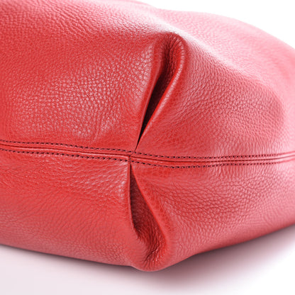 Gucci Pebbled Calfskin Large Soho Hobo Red 10 of 10