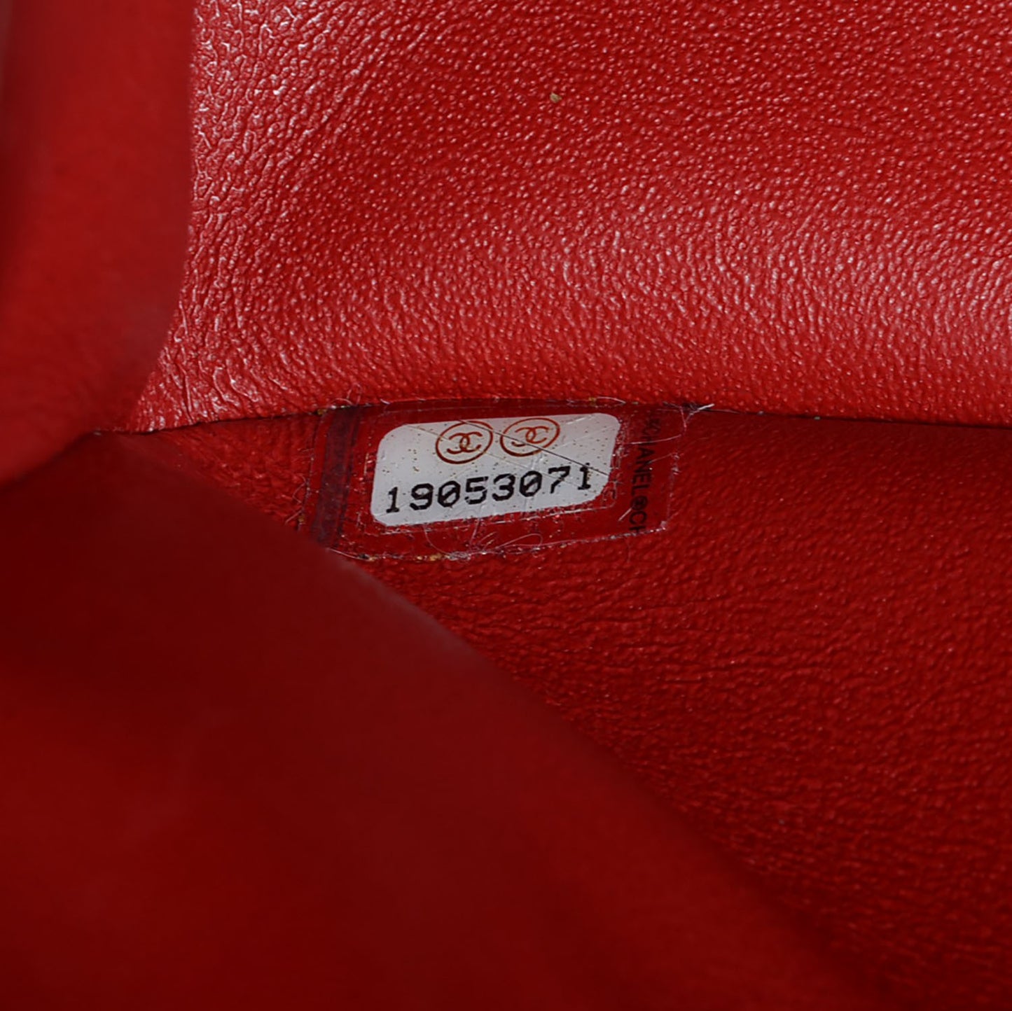 Caviar Quilted Jumbo Double Flap Dark Red