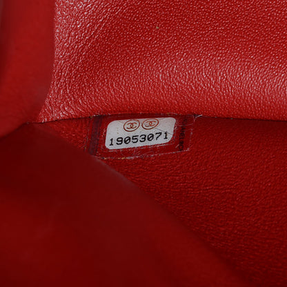 Chanel Caviar Quilted Jumbo Double Flap Dark Red 9 of 9