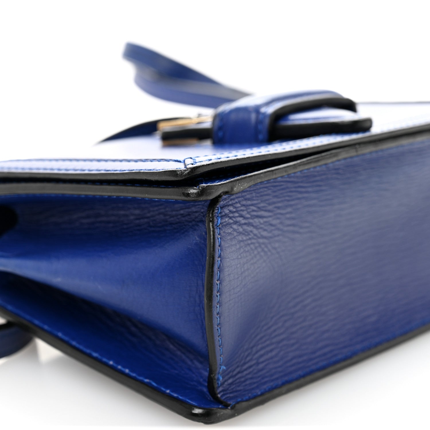 Loewe Calfskin Small Barcelona Shoulder Bag Royal Blue 8 of 13