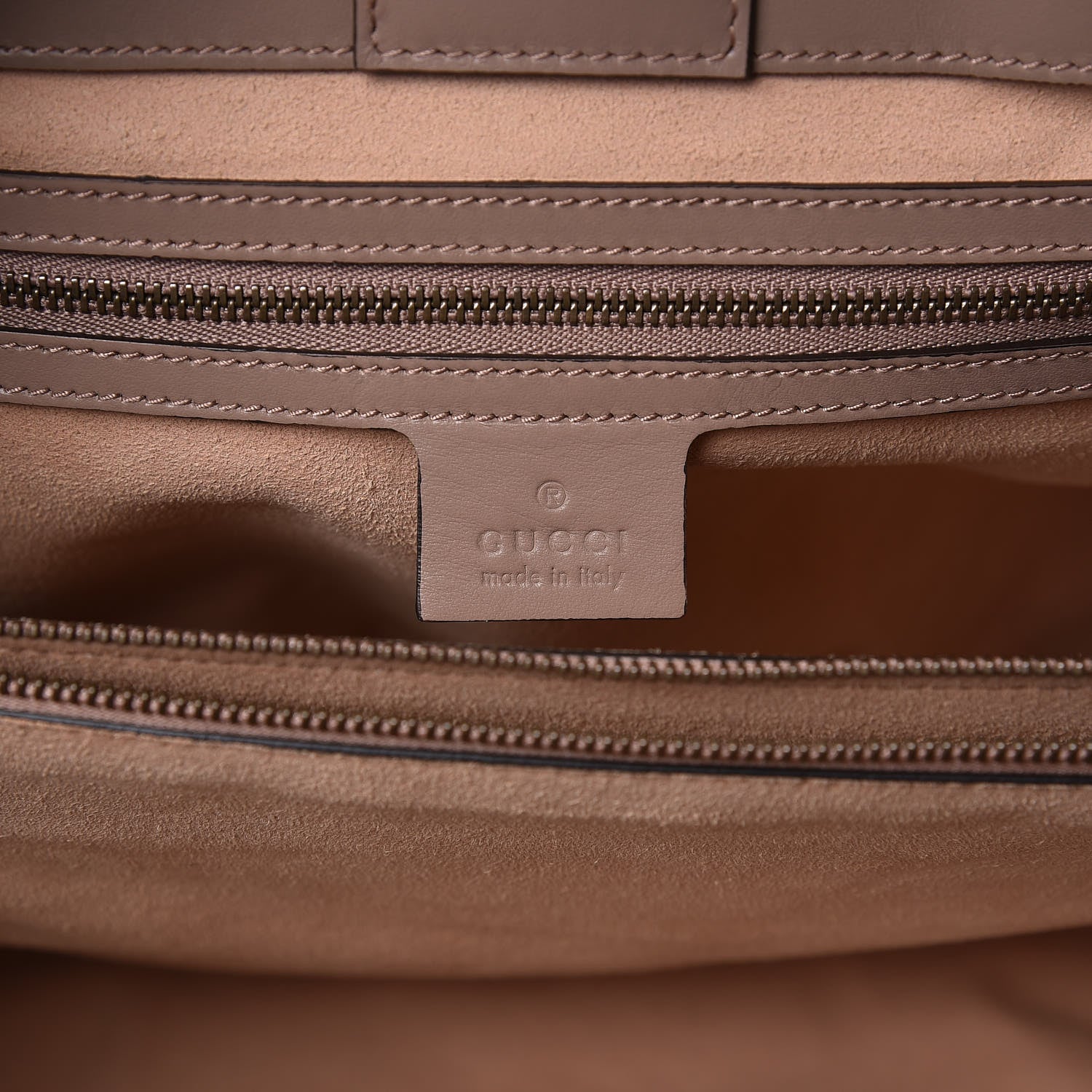 Gucci Calfskin Matelasse Medium GG Marmont Tote Porcelain Rose 6 of 10