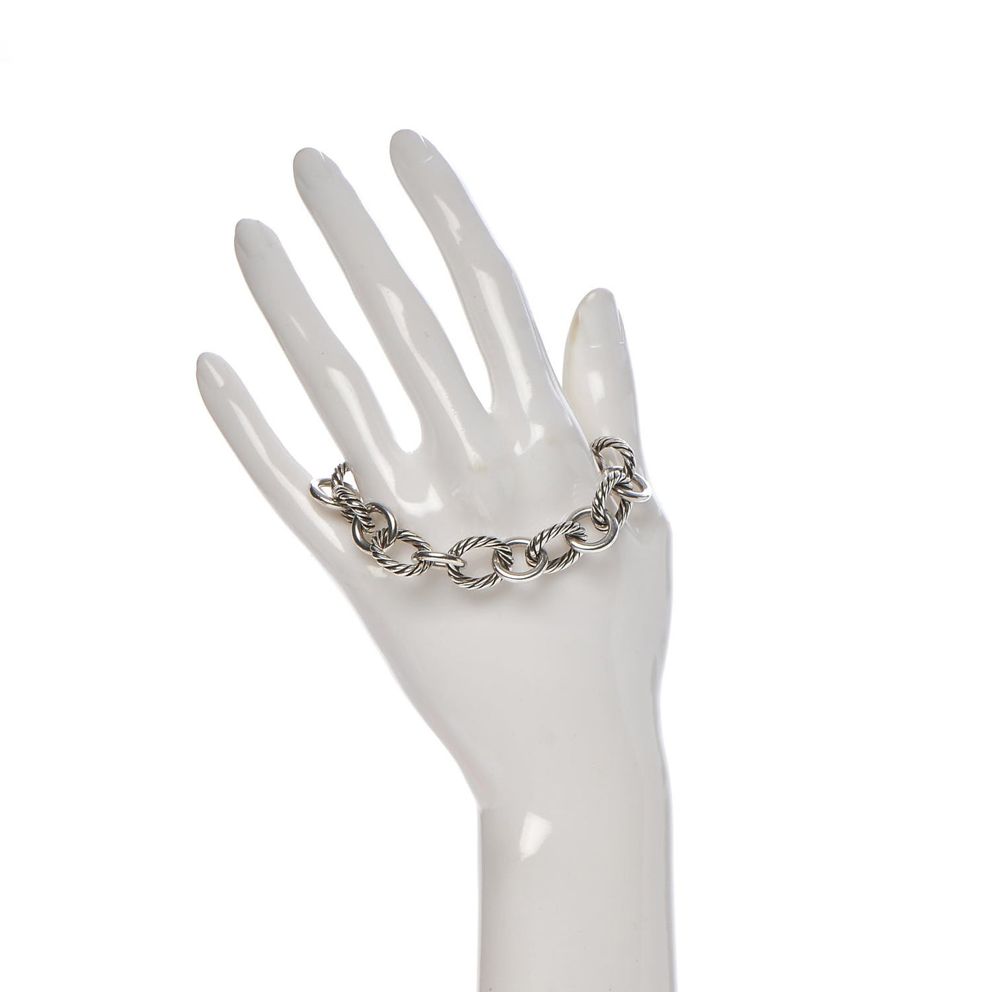 Sterling Silver 12mm Large Oval Link Bracelet