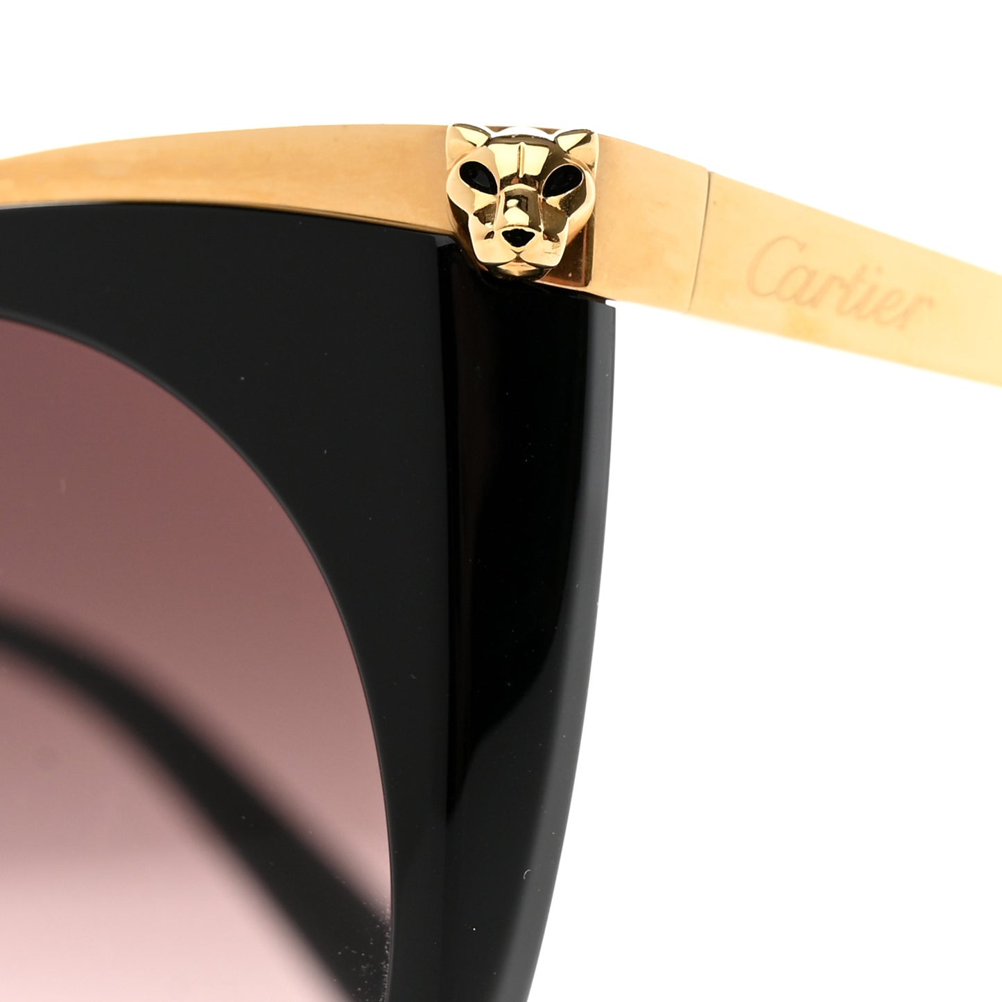 Panthere Wild De Cartier Sunglasses CT0122S Black