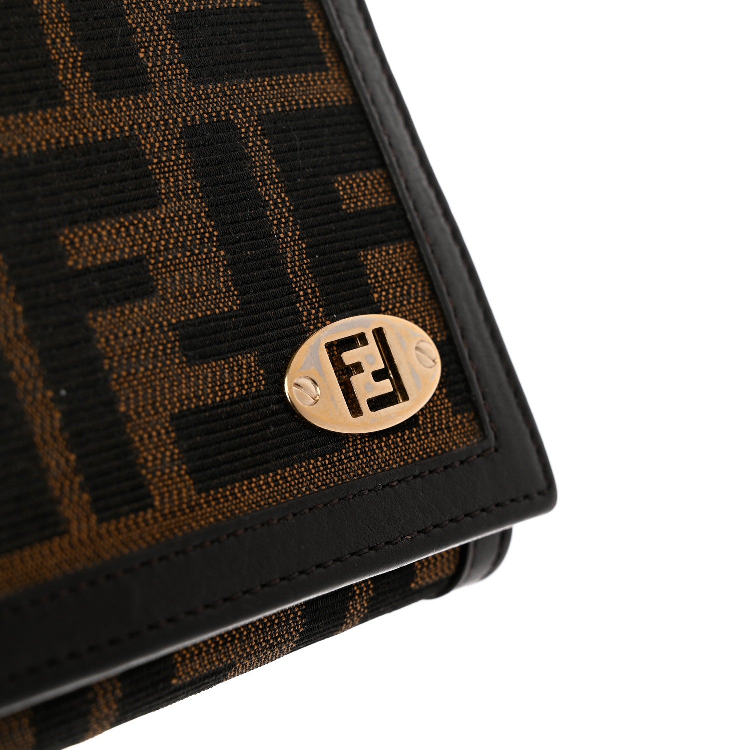 Fendi Zucca Continental Wallet Tobacco 10 of 11
