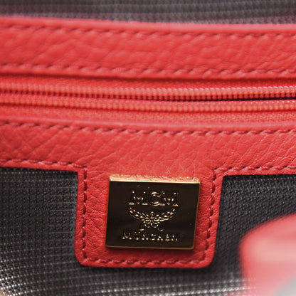 MCM Visetos Small Side Stud Stark Backpack Corail 7 of 8