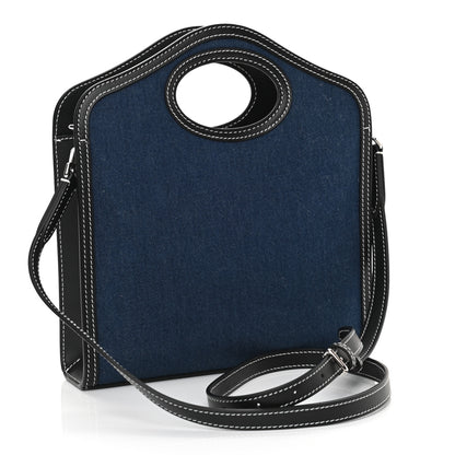 Burberry Denim Smooth Calfskin Mini Pocket Bag Blue 3 of 12