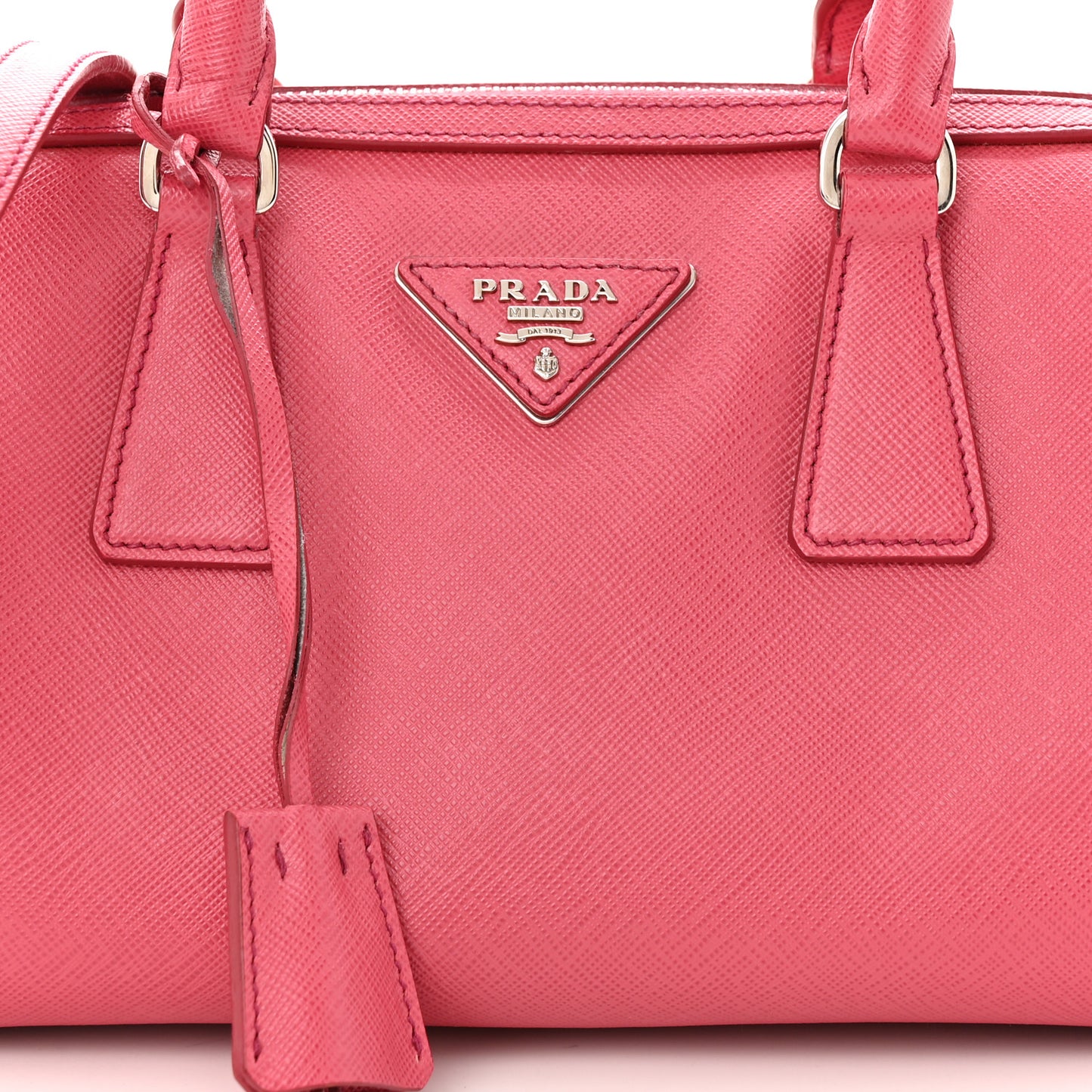 Saffiano Lux Convertible Bowler Peonia