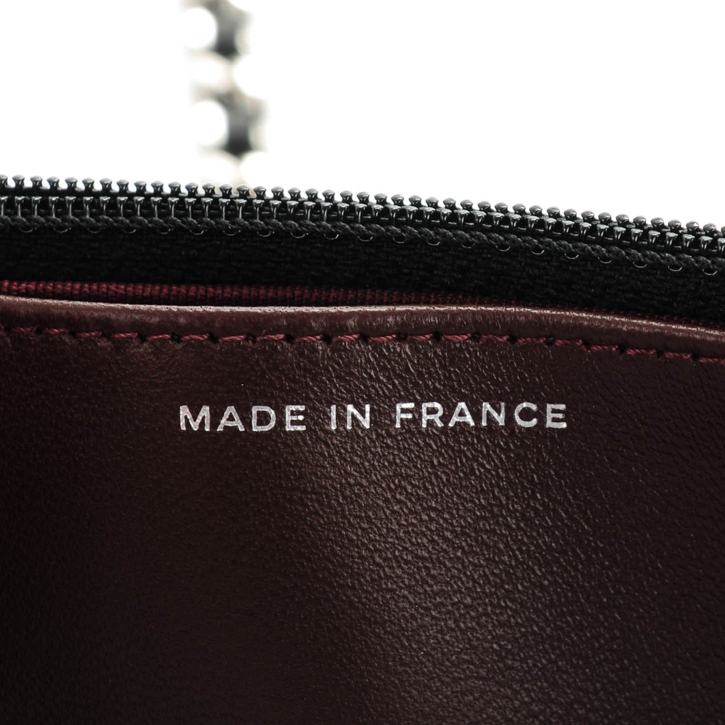 Lambskin Quilted Wallet On Chain WOC Black