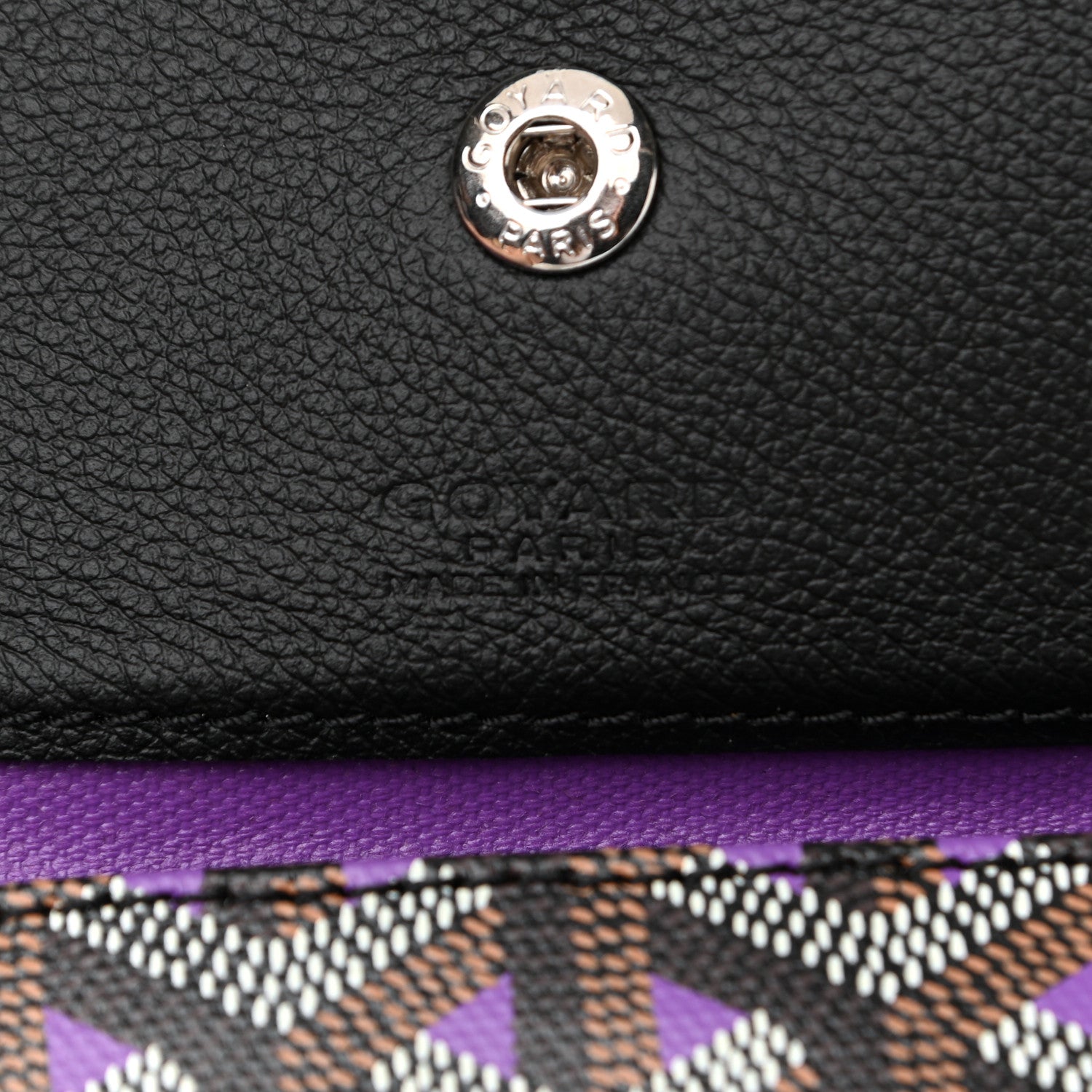Goyard Goyardine Saint Louis Claire Voie PM Black Violet 7 of 11