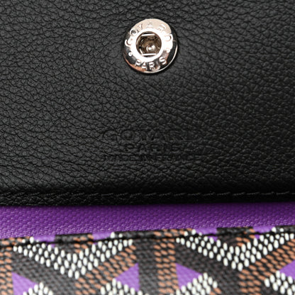 Goyard Goyardine Saint Louis Claire Voie PM Black Violet 7 of 11