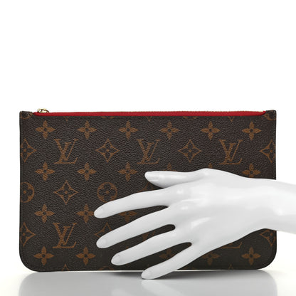 Louis Vuitton Monogram Neverfull MM GM Pochette Cherry 2 of 7