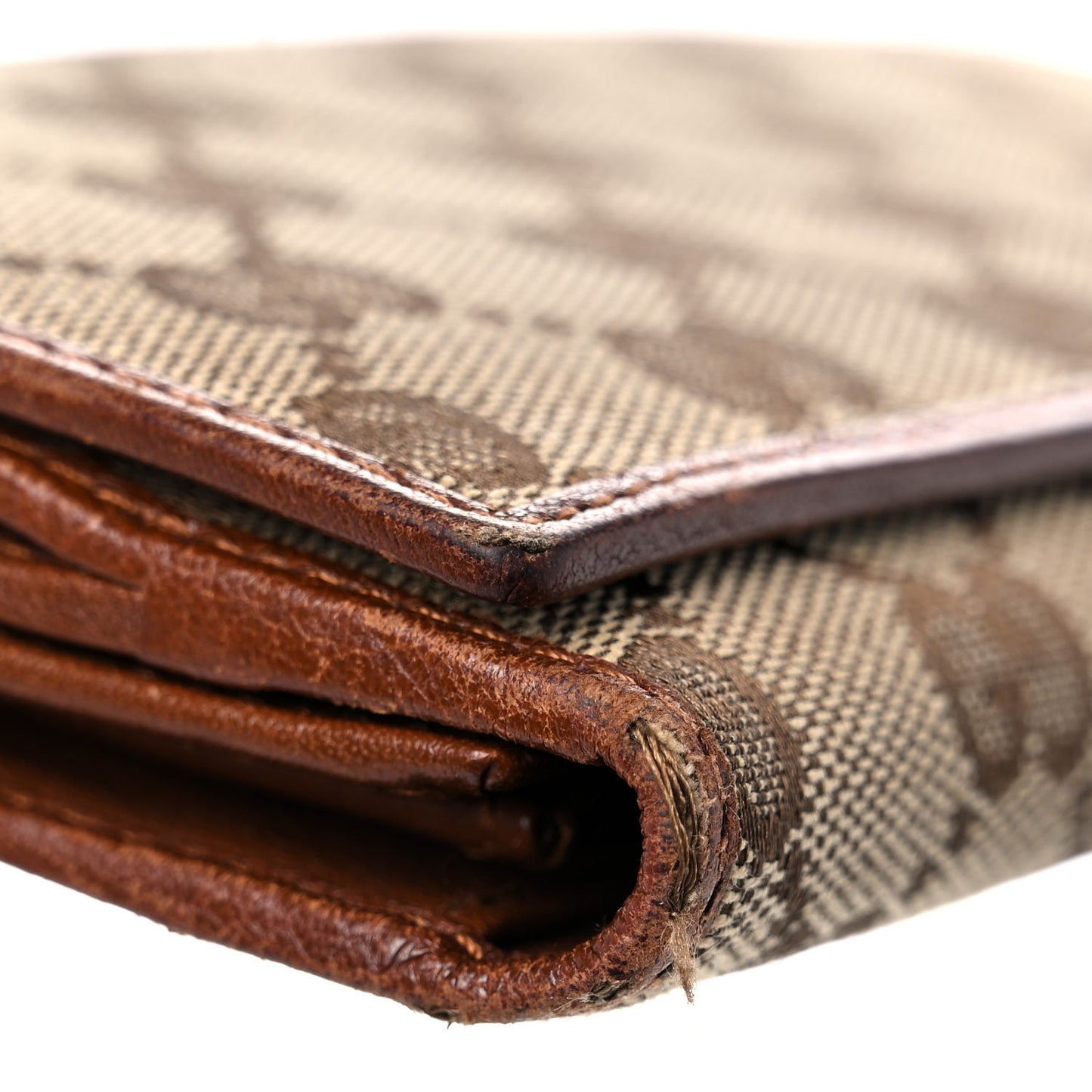 Monogram New Britt Continental Snap Wallet Dark Brown