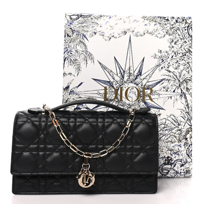 Christian Dior Lambskin Cannage Mini My Dior Bag Black 10 of 10