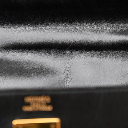 Hermes Box Kelly Retourne 32 Black 14 of 18