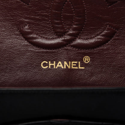 Chanel Lambskin Quilted Medium Double Flap Black 8 of 10
