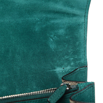 Gucci GG Supreme Monogram Embroidered Medium Dionysus Shoulder Bag Emerald 9 of 12